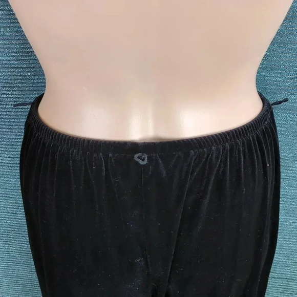 Black Velvet Pants Sag Harbor Petites - Picture 8 of 11